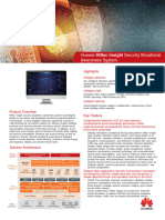 Huawei HiSec Insight Security Situational Awareness System Datasheet