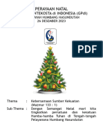 PERAYAAN NATAL GPdI Wilayah