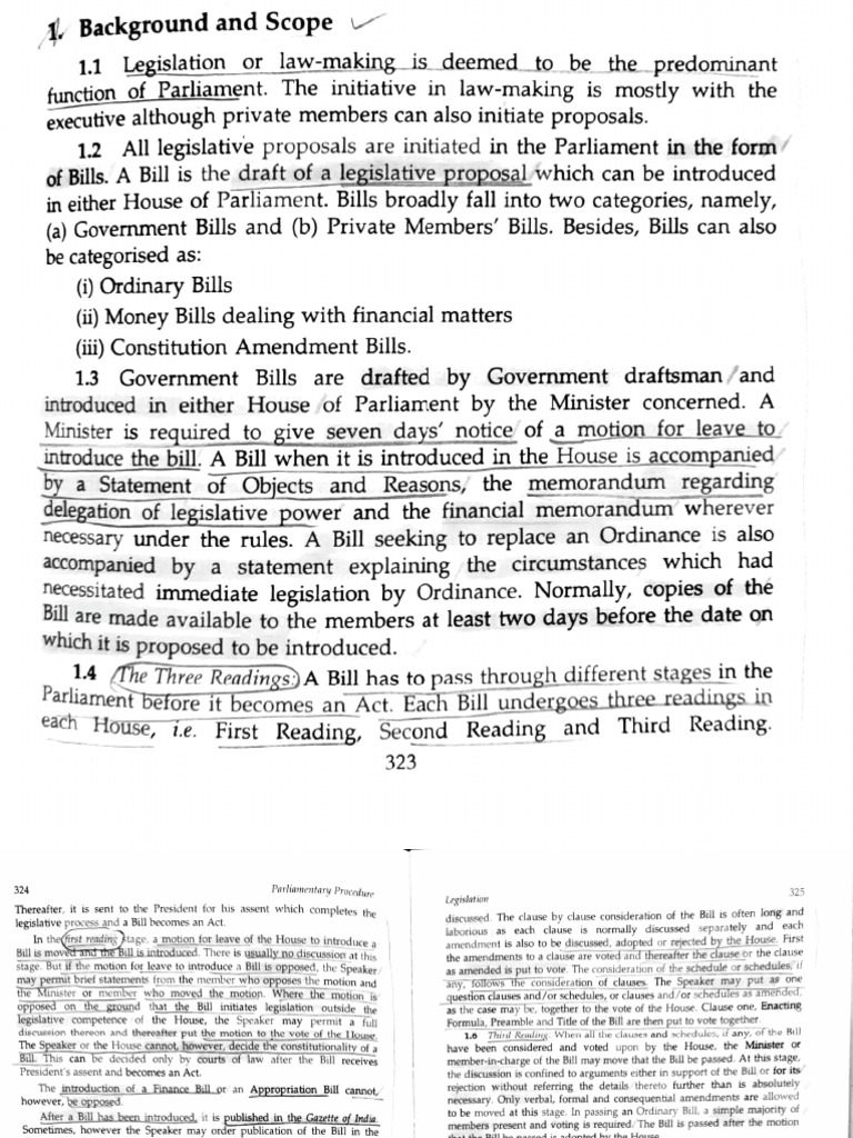 Parliamentary Procedures Pdf Bill Law Act Of Parliament