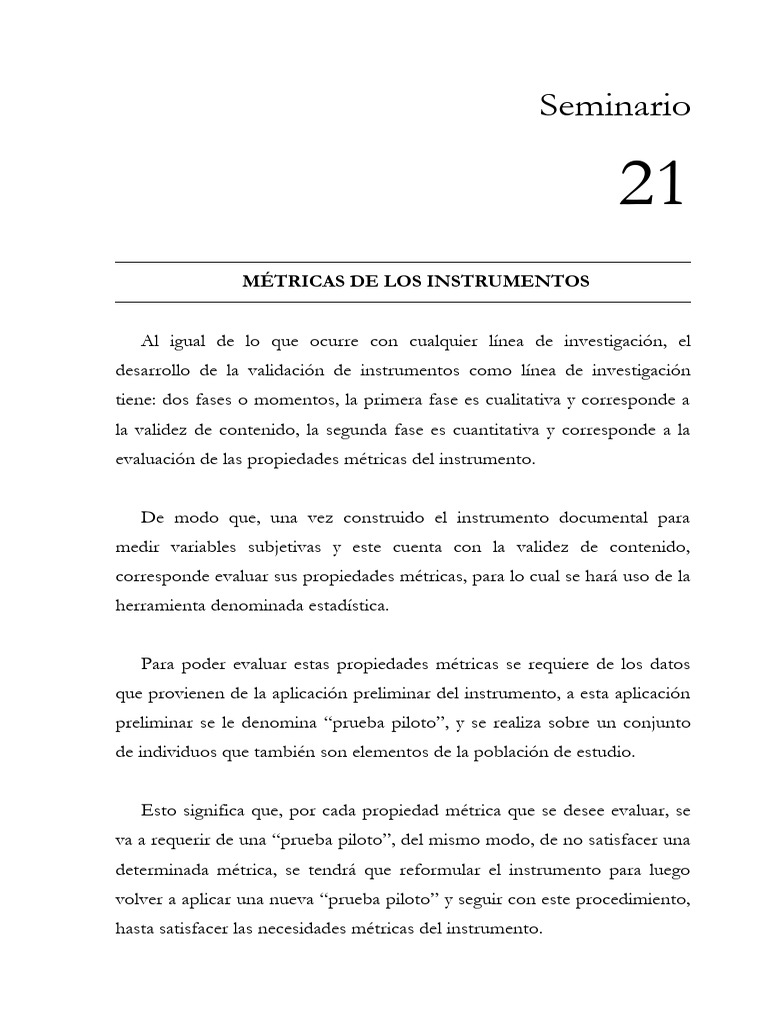 Sipro 21 | PDF | Validez (Estadísticas) | Medición