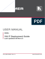 Kramer Via It Deployment Guide Um 14