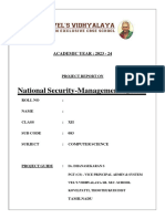 National Security-Management System (P)