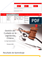 Clase 1. Gestión Del Cuidado en La Legislacion Chilena