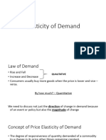 1.2 Elasticity of Demand