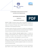 Ley Integral de Juventudes Tucumanas