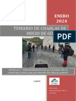 Charlas Del Mes Enero 2024