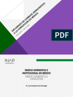Presentación INAP Marco Normativo e Institucional para Combatir La Corrupción