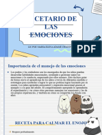 Recetario de Las Emociones