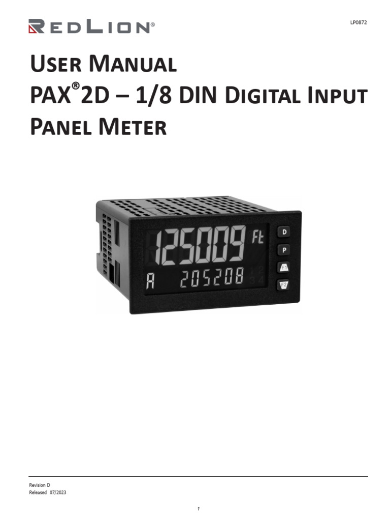 PAX2D Product Manual | PDF | Computers