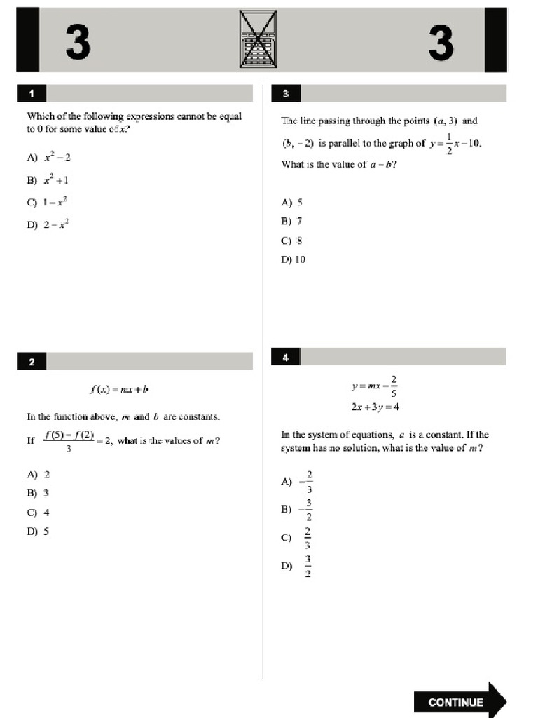 New SAT Test 11 | PDF