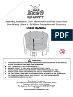 Zero Gravity Ultima 4 12ft Trampoline Instruction Manual 2017-12-15