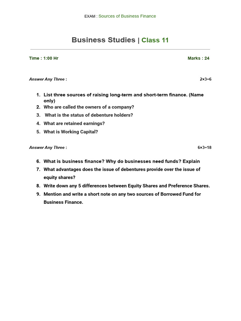 Ex 10.3 Class 11 Pdf