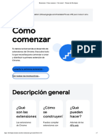 Extensiones - Cómo Comenzar - Get Started - Chrome For Developers