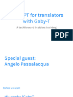 ChatGPT For Translators With Gaby-T Slides