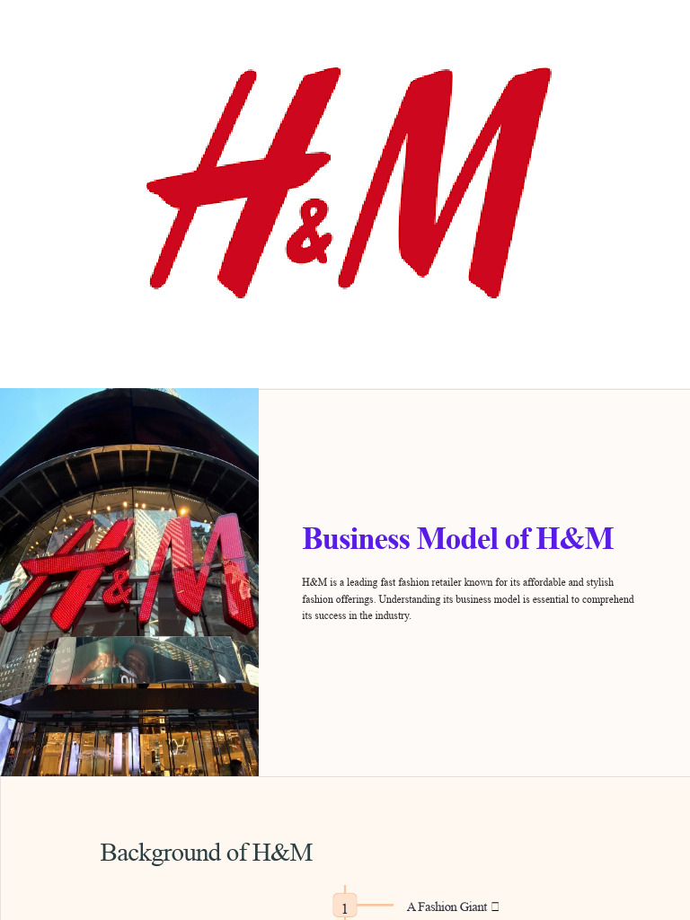 Business Model Of H M Download Free Pdf Retail Economies