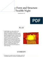 Dramatic Form and Structure of Twelfth Night