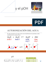 Calculo de PH y pOH