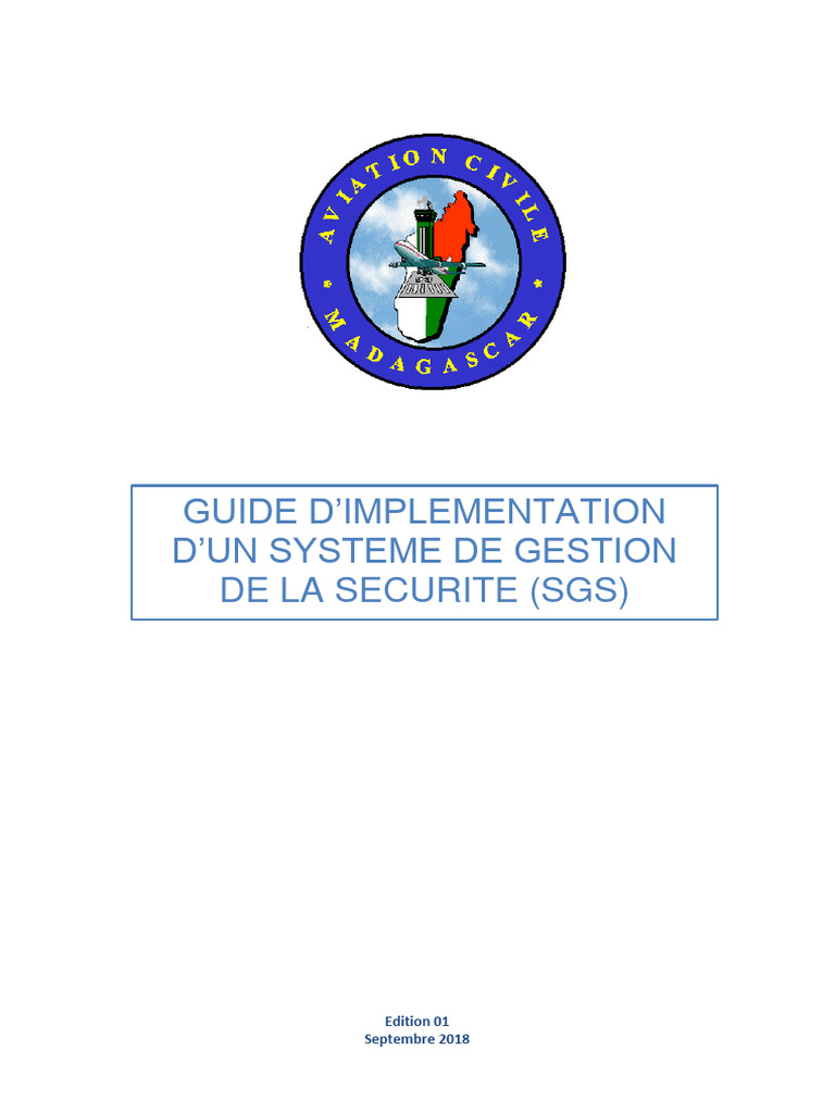 Guide d'Implémentation SGS Aérien | PDF | Sécurité | Risque