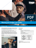 Planning Your Budget Fringe Case Studies