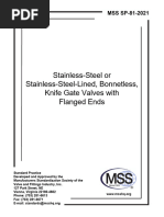 MSS SP-80 Standard Practice Overview | PDF | Valve