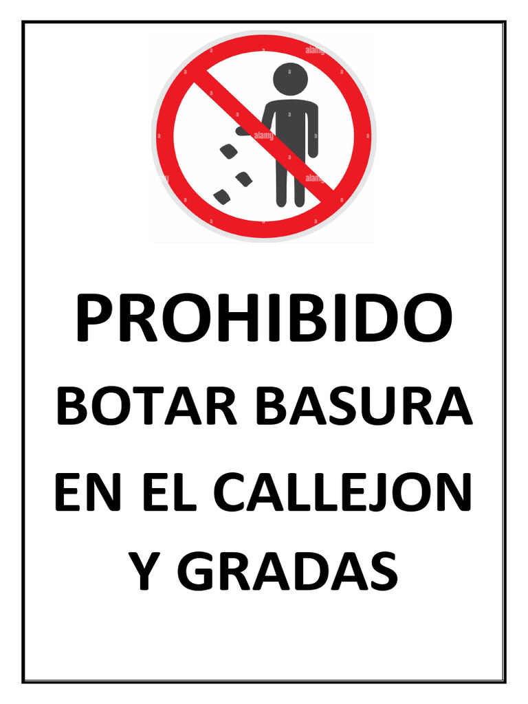 Prohibido botar basura pdf