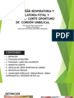 Fisiología Corte de Cordón