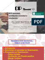 RCP Ventilación Neonatal e Intubación