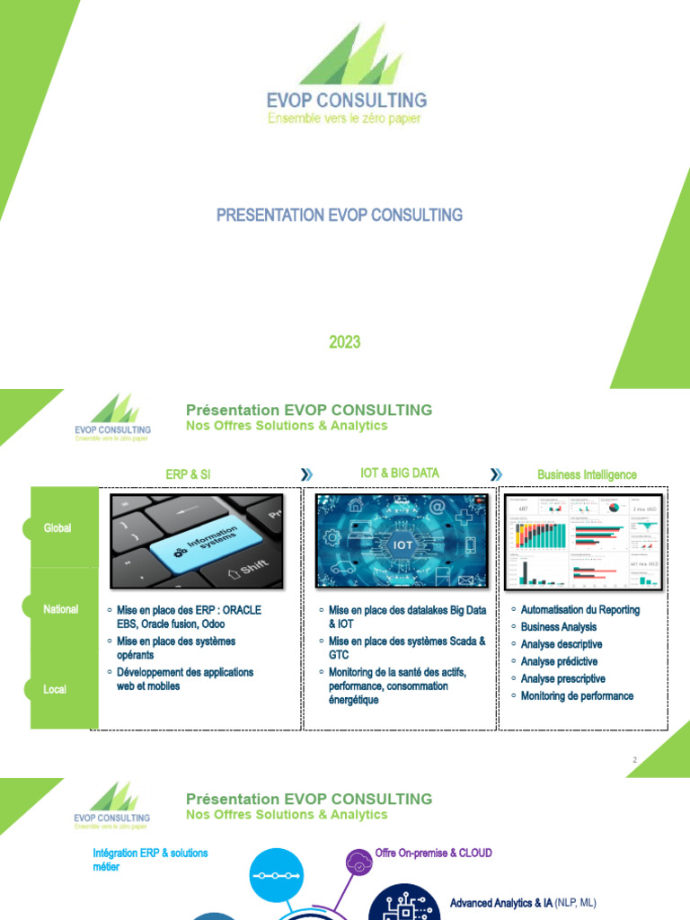 Solutions de Digitalisation Achats EVOP | PDF | Progiciel de gestion ...