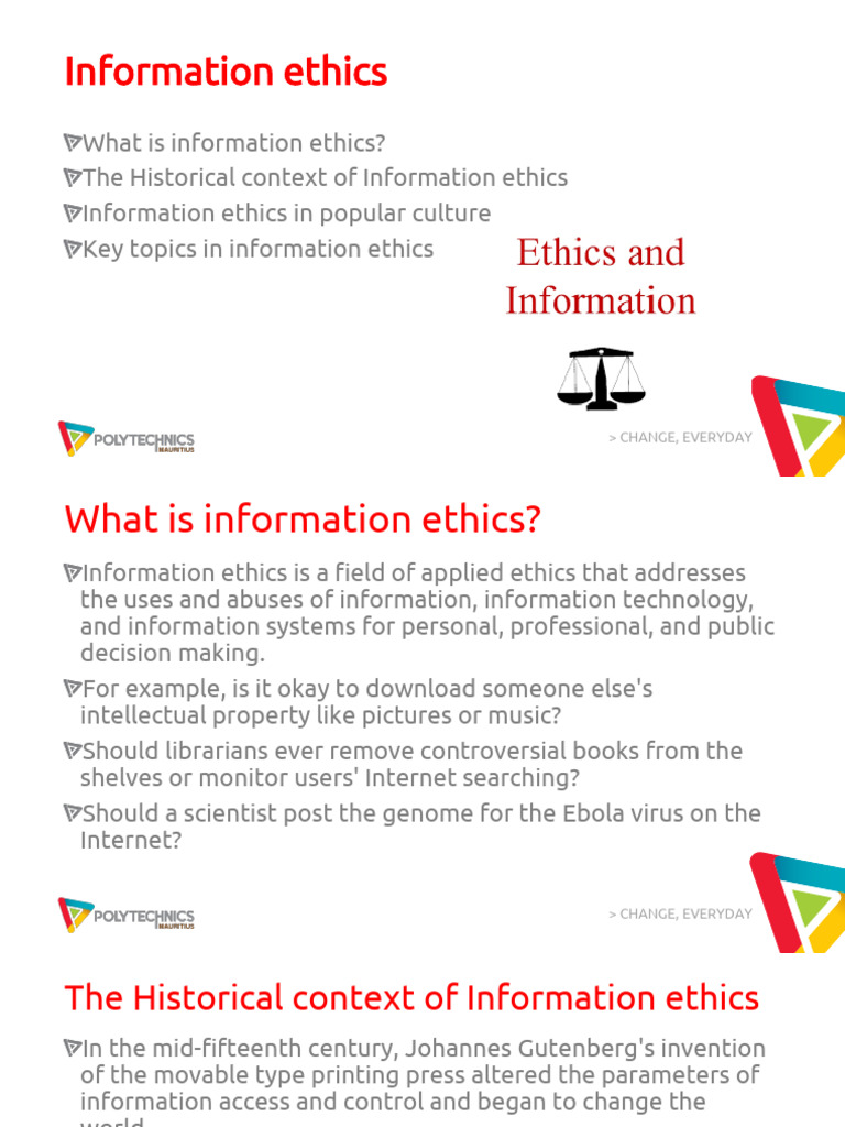 Lecture 09 Computer Ethics and Management | PDF | Politics | Computers