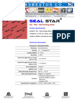 Sealstar 101 Red Asbestos Jointing Gasket Sheet