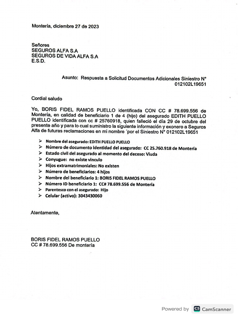 Carta Boris | PDF
