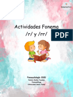 Cuadernillo Fonema r y Rr