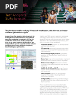 Amdocs Drive Test Analytics Suite by Actix Overview Data Sheet Dec21