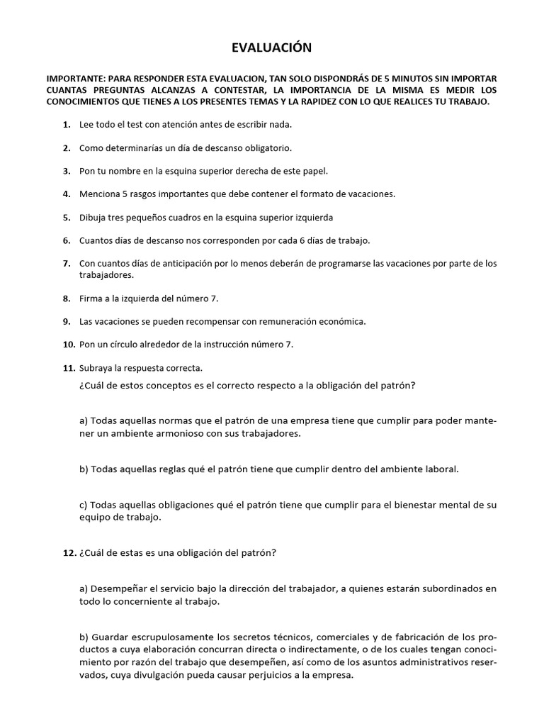 Test de los 5 minutos autoguardado pdf