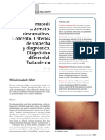 10.001 Dermatosis eritemato-descamativas. Concepto. Criterios de sospecha y diagnóstico. Diagnóstico diferencial. Tratamiento