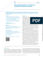 Clinical Utility of ESGE and ASGE Guidelines For Prediction of Suspected Choledocholithiasis in Patients Undergoing Cholecystectomy