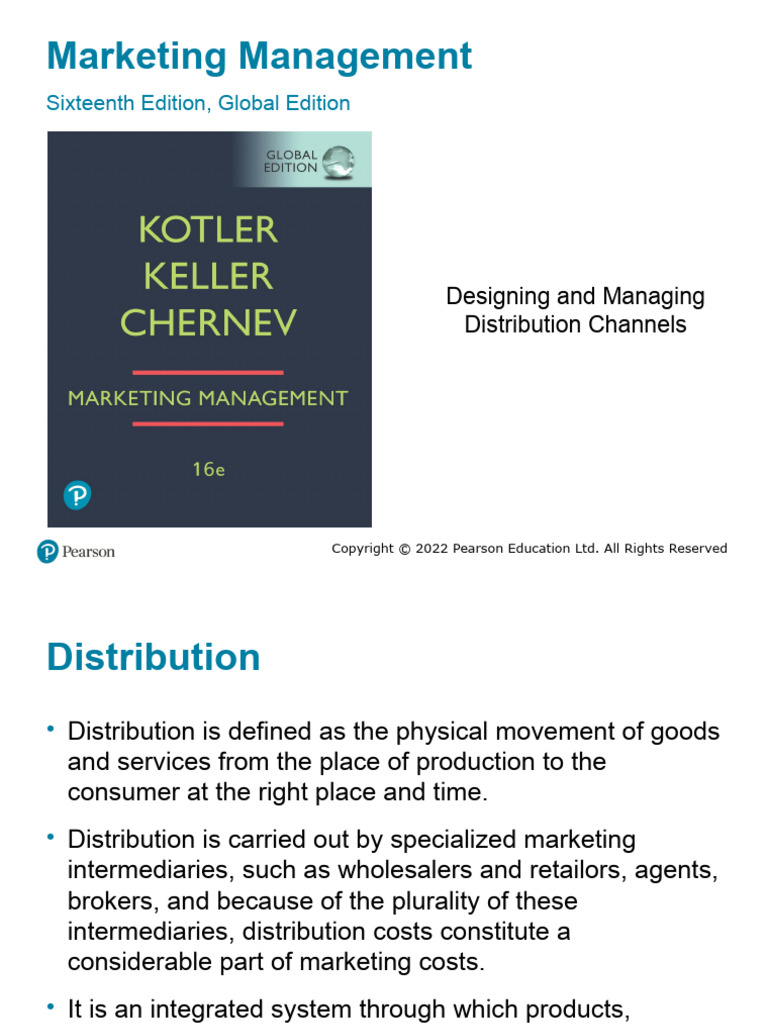 Designing and Managing Distribution Channels | PDF | Computers