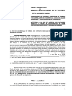 Formato Demanda Laboral Nuevo Procedimiento