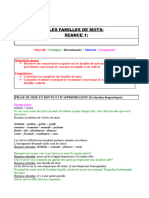 Fiche de Prep1 - Familles de Mots