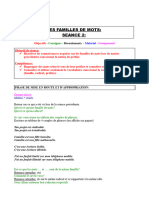 Fiche de Prep2 - Familles de Mots