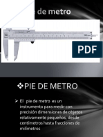 Disertacion de Pie de Metro