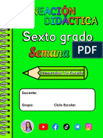 ? 6° S17 - PLANEACIÓN DIDÁCTICA ? Esmeralda Te Enseña ?