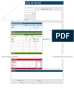 Planilla de Excel Calculadora de Costo de Recetas