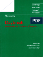 Friedrich Nietzsche - Daybreak_ Thoughts on the Prejudices of Morality (Clearscan) (1997, Cambridge Un