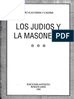 Los Judíos y La Masonería - Presbítero. Nicolás Serra y Caussa, 1907