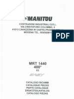 Manual de Partes MRT 1440 - 400 - E3 EASY