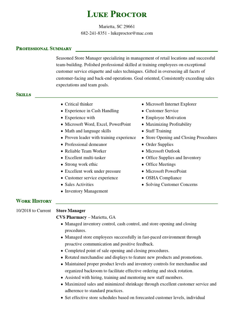 Luke Proctor Resume 2023 | PDF