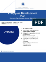 Philippine Development Plan by NEDA USec Rosemarie Edillon