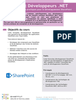 Programme Sharepoint Developpeur NET EI Institut
