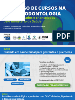 CATÁLOGO DE CURSOS DE ODONTOLOGIA-